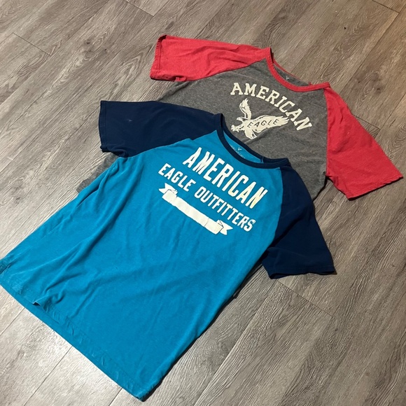 American Eagle Authentic Short Sleeve Tees X 2. Large - Picture 3 of 5